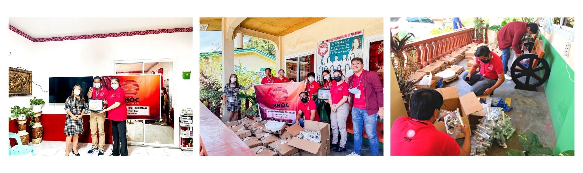 PNOC DONATES TO MAINAGA-SAN FRANCISCO ELEMENTARY SCHOOL