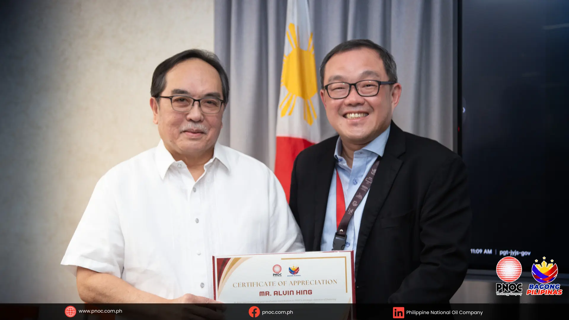 PNOC President Butalid & Mr. Alvin Hing, Chairperson and CEO of Excelsior Farms, Inc.